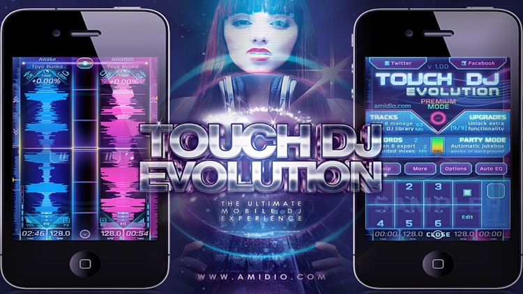 Touch DJ™ Evolution - Visual Mixing, Key Lock, AutoSync