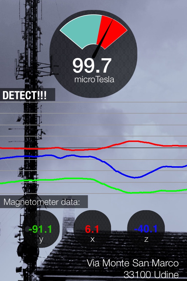 dTector PRO - Metal Detector and EMF level meter screenshot 3