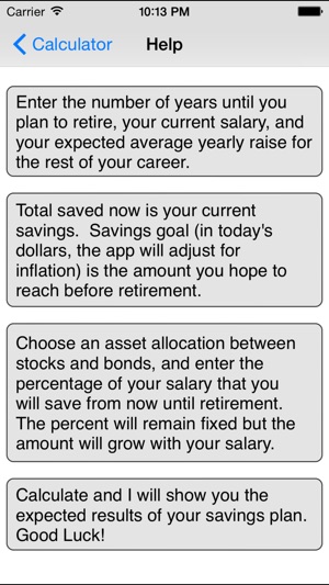 Retirement Savings Calculator Lite(圖4)-速報App