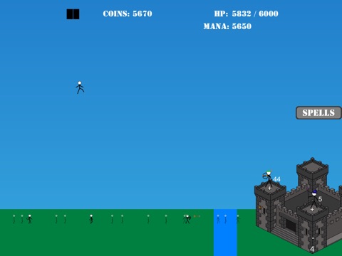 Stickman Castle Defender screenshot 2