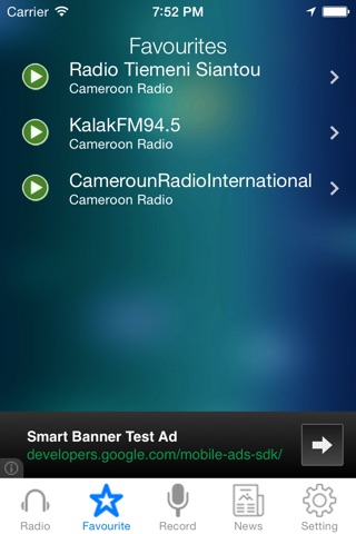 Cameroon Radio News Music Recorder screenshot 3