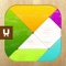 Tangram Puzzles - classic board game  with colorful shapes