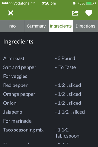 Mexican recipes by fawesome.tv screenshot 3