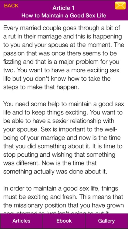 Good Sex Guide - The Guide To Help You Have A Better Sex Life! screenshot-4