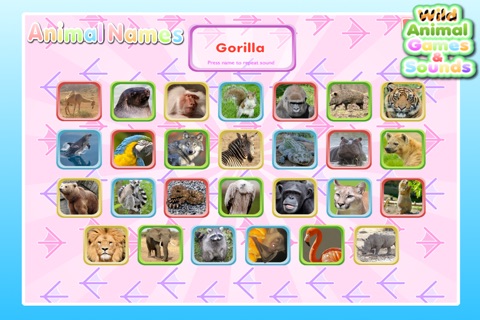 Wild Animal Games & Sounds - Teach Learn & Play screenshot 3