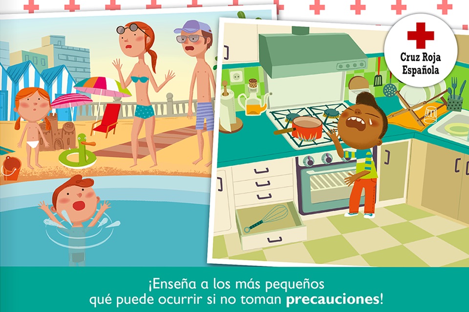 CRUZ ROJA - Prevención de accidentes y primeros auxilios para niños y niñas screenshot 3