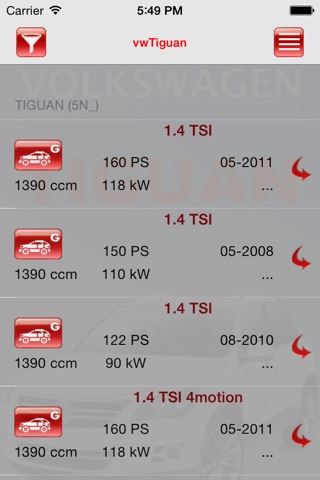 AutoParts  VW Tiguan screenshot 3