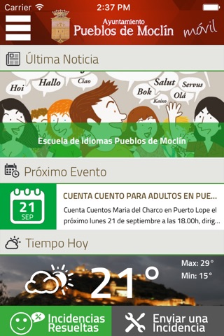 Ayuntamiento de Moclín screenshot 2
