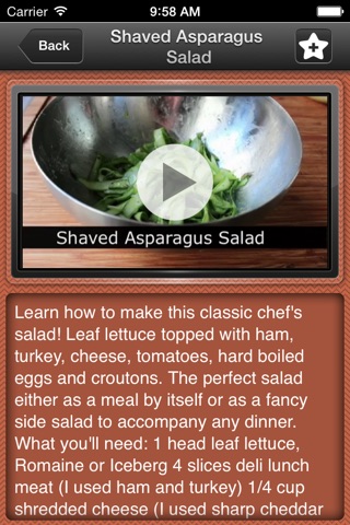 Healthy and easy salad recipes - free video and cooking tips screenshot 3