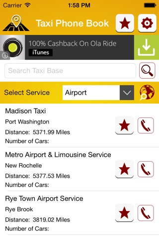 Taxi Phone Book screenshot 2