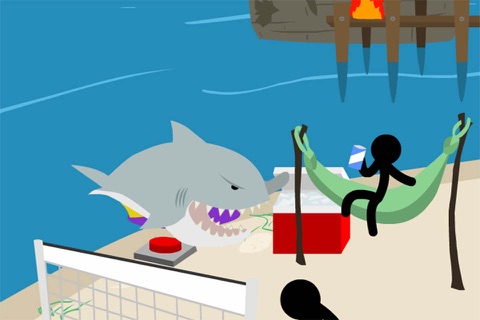 Death Click Beach - Stickman Edition screenshot 2