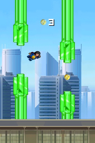 Super Flappy League of Heroes- Justice Over Kryptonite Game!- Full Version screenshot 4