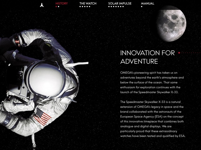 OMEGA Speedmaster Skywalker X-33 interactive manual(圖2)-速報App