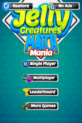 Jelly Creatures Match 3 Mania - Brilliant Multiplayer where you Draw Lines, Connect & Link Interlocked Colorful Monsters screenshot 2