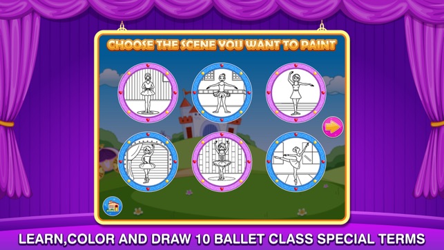 My Little Princess Ballerina Color Salon: Ballet Dancers Pri(圖4)-速報App