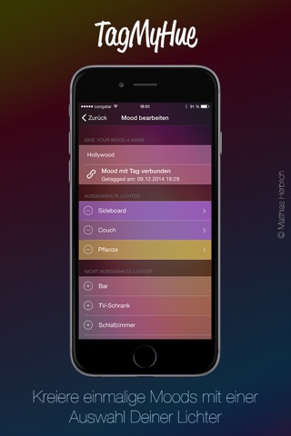 TagMyHue - Connect Philips Hue Lights with Barcodes and QR-Codes screenshot 4