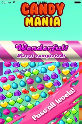 Candy Mania Blitz HD - Addictive Match 3 Puzzle game for kids and girls. screenshot 3