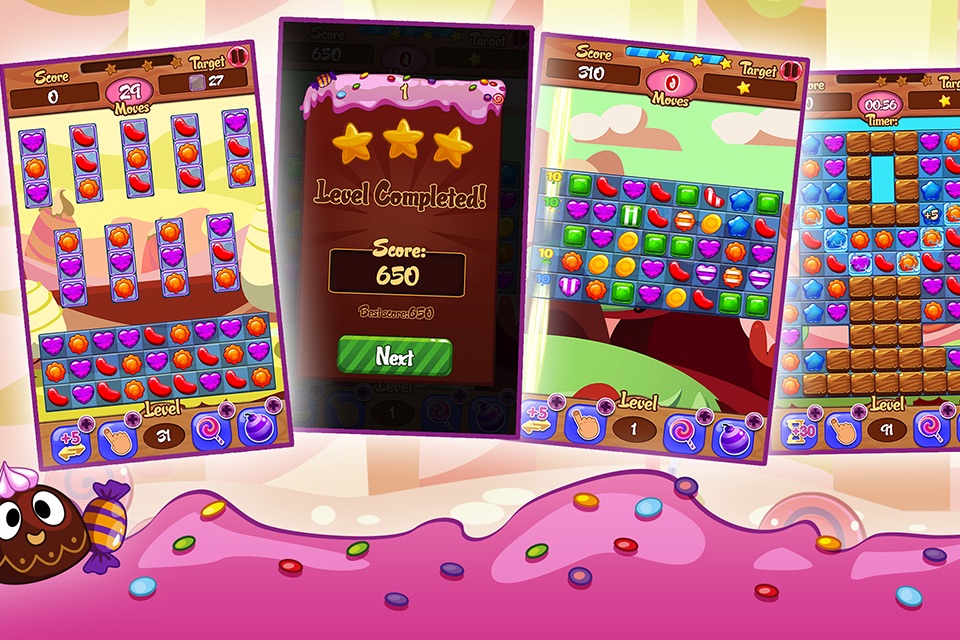 Sugar Sweets - Match 3 screenshot 2