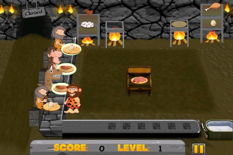 A Stone Age Caveman Coffee Shop Cafe ULTRA - Prehistoric Dino Diner Dash screenshot 2