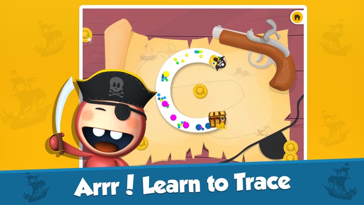 Icky the Pirate - Treasure Trace! Learn Fundametal Writing - Lesson 1 of 3 screenshot-0