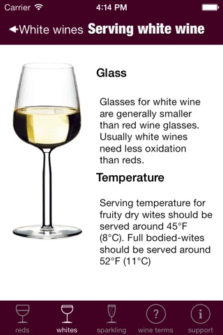 Wine basics and reference guide screenshot 4