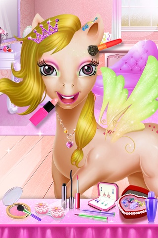 My Pet Pony SPA Salon - Rainbow Fantasy Makeup screenshot 2