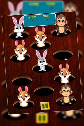 Animal Whack : Cuddle Hammer on Mouse and Monkey and Rabbit - Gold Edition screenshot 4