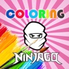 Coloring Kids Game for Lego Ninjago Version