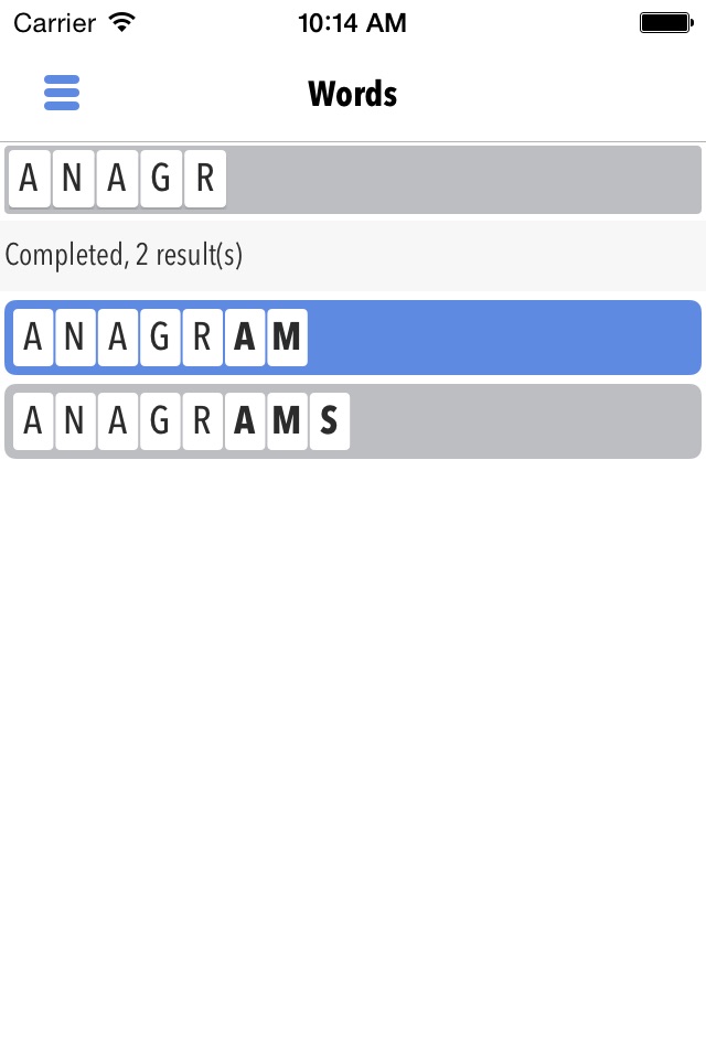 Wordmind Anagrams screenshot 4