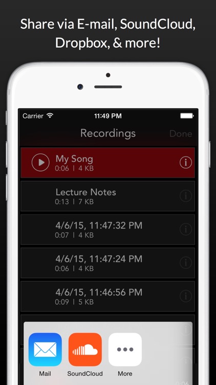 SimpleMic: Audio Recorder & Voice Memos screenshot-3