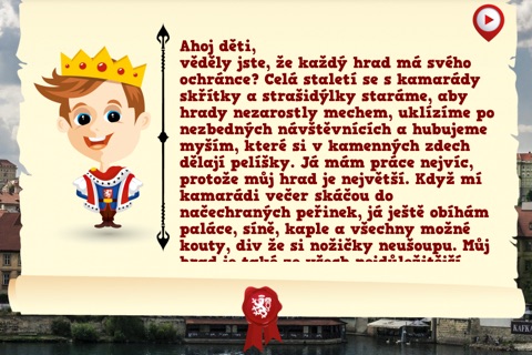 Princ Karlík – dětský průvodce po Pražském hradě screenshot 3