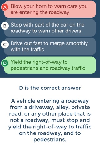 Florida Driving Permit Test screenshot 2