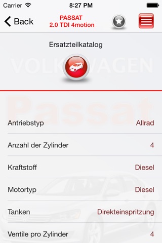 AutoParts VW Passat screenshot 2