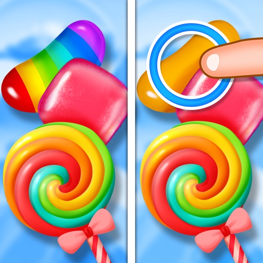 Candy Castle: Spot It! Find the Difference Game