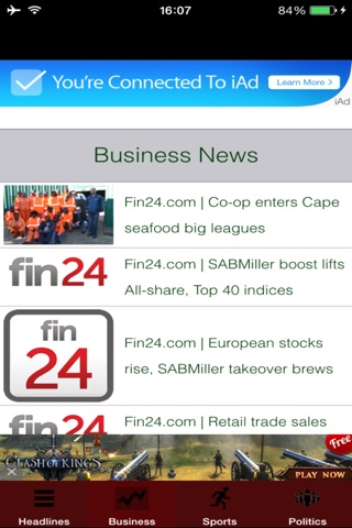 South News App screenshot 2