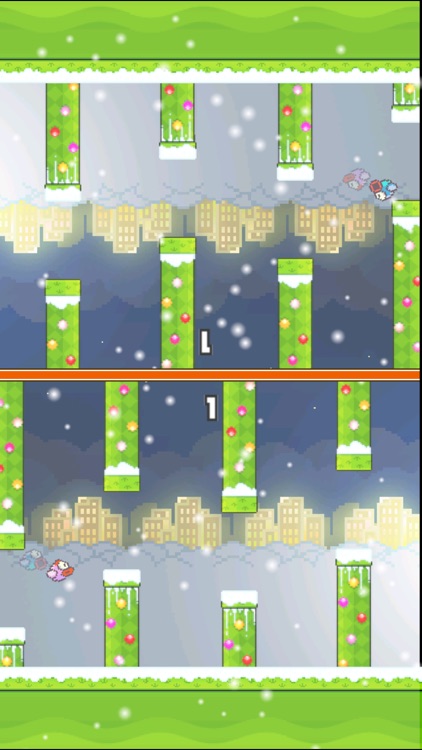 TinyFly Christmas 2014 - Xmas Flappy Racing - Multiplayer Birds Edition