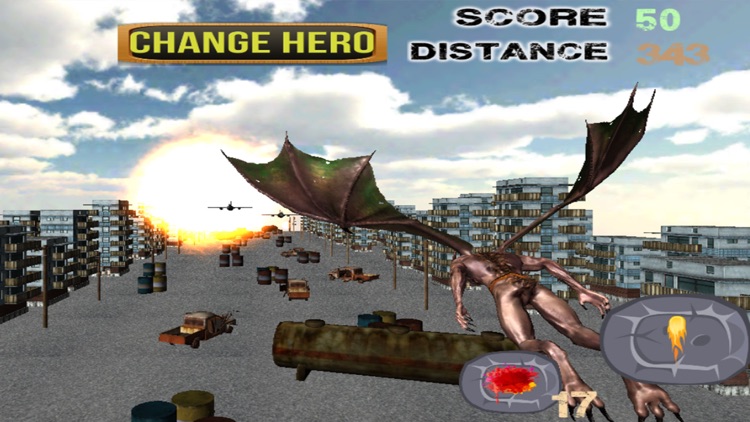 Clash Of Gargoyle 3D - An Epic Deamon War Against Earth's Air Force Fighter Jet (Free Arcade Version) screenshot-3