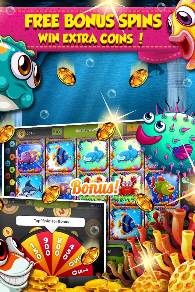 Ocean Slots - 777 Las Vegas Style Slot Machine screenshot 3