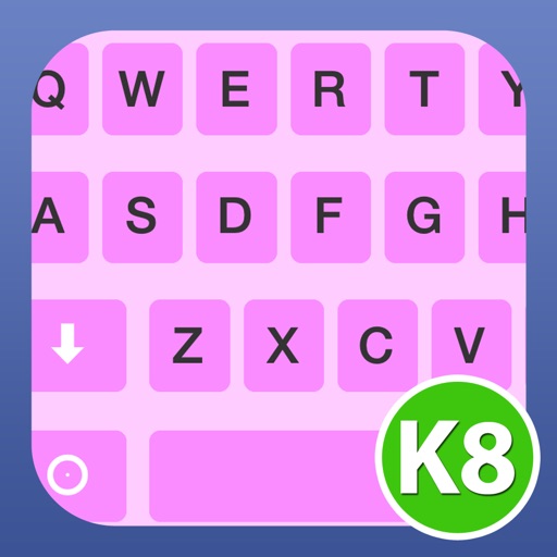 K8 Pink Keyboard icon