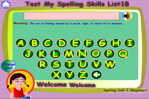 Spelling Doll1 Lite for Spelling Competitions screenshot 3