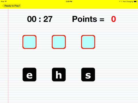 Kindergarten Common Core Sight Word Scramble screenshot 2