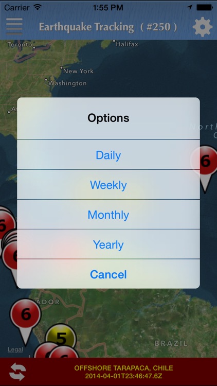 Earthquake Tracking screenshot-3