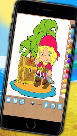 Pintar piratas - juego educativo de colorear piratas para ni(圖2)-速報App