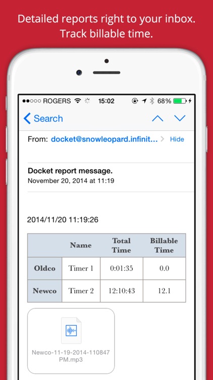 Docket Time Tracking screenshot-4