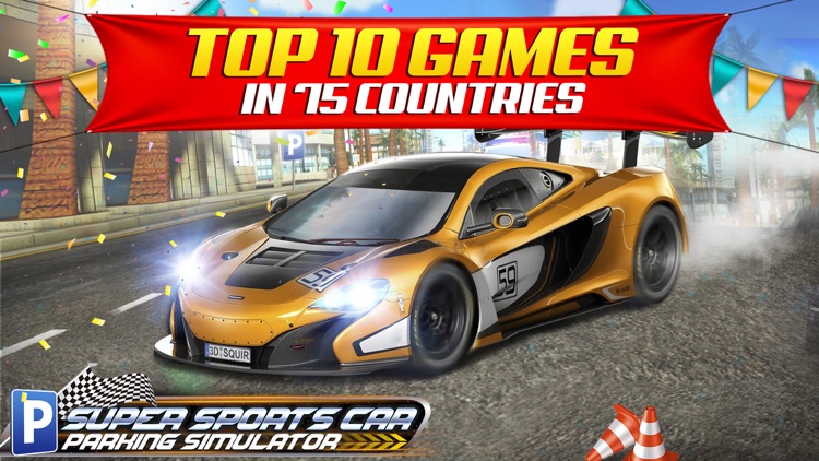 Super Sports Car Parking Simulator - Real Driving Test Sim Racing Games