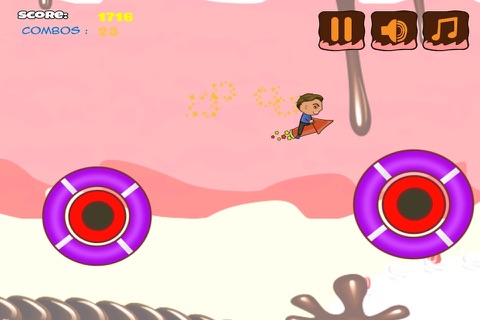 Super Boy Flying- A Chocolate World Tour Free screenshot 3