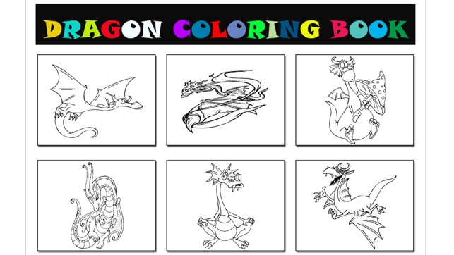 All New Dragon Painting Book for Kids