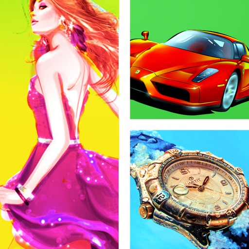 Guess The Brand – famous retail logos, luxury ozsale cars and fashionable polyvore clothes Icon