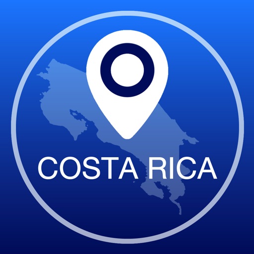 Costa Rica Offline Map + City Guide Navigator, Attractions and Transports icon