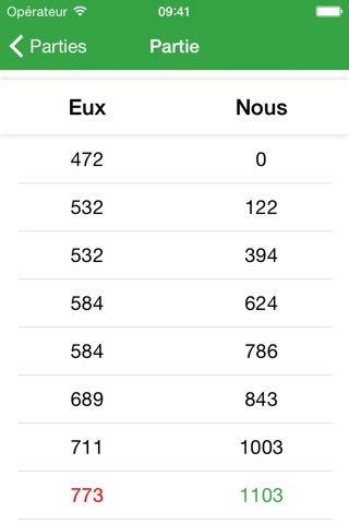 Belote Score - Compteur de score pour Belote screenshot 4